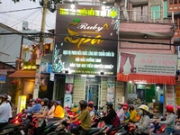 Sang gấp tiệm Ruby Spa 480A Lê Văn Thọ, P.16, Gò Vấp