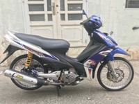 Suzuki Axelo côn tay 125RR màu xanh trắng. Kiểng Suzuki Axelo côn tay 125RR màu xanh trắng. Kiểng