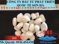 Bán gấp Sỏi trắng trang trí 1-2cm Bán gấp Sỏi trắng trang trí 1-2cm
