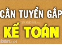 Tuyển gấp 02 nhân viên kế toán ,thu ngân làm việc tại chi nhánh Tuyển gấp 02 nhân viên kế toán ,thu ngân làm việc tại chi nhánh