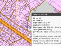 Chính chủ bán lô đất 719m2 tại ấp Hòa Bình, xã Vĩnh Thanh Chính chủ bán lô đất 719m2 tại ấp Hòa Bình, xã Vĩnh Thanh