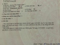Chính chủ bán nhà nát sổ hồng, Phường Phú Thuận, Quận 7