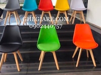 GHẾ EAMES - Ghế làm việc , ghế cà phê , ghế bàn phấn nhựa đúc bọc nệm GHẾ EAMES - Ghế làm việc , ghế cà phê , ghế bàn phấn nhựa đúc bọc nệm