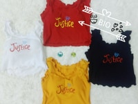 Áo Croptop nữ cuộn biên Jusice có mút lót Áo Croptop nữ cuộn biên Jusice có mút lót