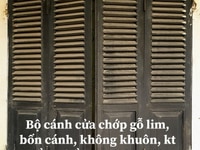 Bán bộ cửa sổ bốn cánh gỗ lim còn tốt. Bán bộ cửa sổ bốn cánh gỗ lim còn tốt.