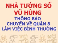 Thông báo nhà tướng số Vũ Hùng chuyển về Quận 8 hoạt động bình thường Thông báo nhà tướng số Vũ Hùng chuyển về Quận 8 hoạt động bình thường