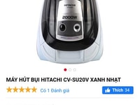 Bán máy hút bụi Hitachi CV - SU20V 2000W made in Thái lan, mới 100% Bán máy hút bụi Hitachi CV - SU20V 2000W made in Thái lan, mới 100%