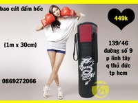 Bao cát đấm bốc - trung nghĩa sport Bao cát đấm bốc - trung nghĩa sport