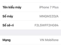 IPhone 7plus qte đen zin 32g cần bán IPhone 7plus qte đen zin 32g cần bán