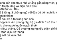 Nhà 3 tầng ,3 phòng mặt tiền bế văn đàn ở hoặc văn phòng Nhà 3 tầng ,3 phòng mặt tiền bế văn đàn ở hoặc văn phòng