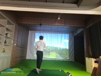 Thiết kế, thi công phòng golf 3D. Thiết kế, thi công phòng golf 3D.