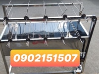 Lò nướng gà vịt than hoa dạng xe đẩy Lò nướng gà vịt than hoa dạng xe đẩy