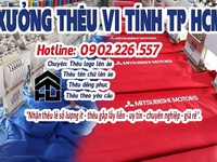 Xưởng thêu vi tính quận Tân Bình, Tân Phú, Bình Tân, Q 12 TPHCM rẻ đẹp Xưởng thêu vi tính quận Tân Bình, Tân Phú, Bình Tân, Q 12 TPHCM rẻ đẹp