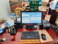 Setup full bộ thiết bị tính tiền cảm ứng giá rẻ cho Căn tin – Siêu thị Setup full bộ thiết bị tính tiền cảm ứng giá rẻ cho Căn tin – Siêu thị