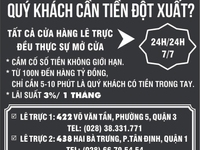 Cầm đồ Lê Trực chuyên cầm đồ với lãi suất tốt