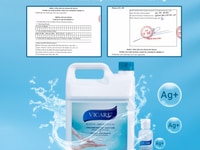 VICARE Nước rửa tay sát khuẩn duy nhất có tinh chất Nano bạc, vitamin VICARE Nước rửa tay sát khuẩn duy nhất có tinh chất Nano bạc, vitamin