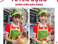Tuyển NV nam-nữ làm thời vụ hoặc lâu dài tại hệ thống siêu thị CK Tuyển NV nam-nữ làm thời vụ hoặc lâu dài tại hệ thống siêu thị CK