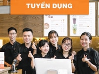 TCH tuyển nhân viên phục vụ, pha chế, thu ngân, đi làm ngay