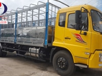 Dongfeng 2 chân thùng inox 7m5 Dongfeng 2 chân thùng inox 7m5