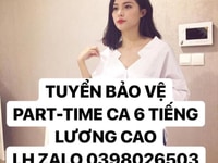 Tuyển Bảo vệ Lương Cao Hỗ trợ Ăn ở Tuyển Bảo vệ Lương Cao Hỗ trợ Ăn ở