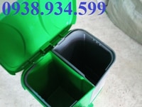 Thùng phân loại rác 2 ngăn 40 lít,thùng rác nhựa 2 ngăn 40 lít Thùng phân loại rác 2 ngăn 40 lít,thùng rác nhựa 2 ngăn 40 lít