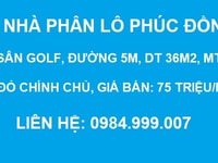 Bán nhà phân lô Phúc Đồng, đường 5m, DT 36m2, MT 4.7m, SĐCC Bán nhà phân lô Phúc Đồng, đường 5m, DT 36m2, MT 4.7m, SĐCC