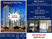 Bán nhanh căn góc chung cư Phú Thọ, quận 11 Bán nhanh căn góc chung cư Phú Thọ, quận 11