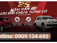 Xe 7 chỗ Isuzu Mux 1.9 AT - Mới 100%( Giá Khuyến mãi) Xe 7 chỗ Isuzu Mux 1.9 AT - Mới 100%( Giá Khuyến mãi)