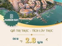 Chỉ 2,8 tỷ nhận ngay shophouse Harbor Bay Hạ Long mặt biển. Chỉ 2,8 tỷ nhận ngay shophouse Harbor Bay Hạ Long mặt biển.