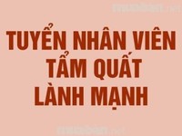 Tuyển nữ NV tẩm quất ca ngày và ca đêm, chưa biết được đào tạo,