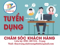 Tuyển dụng nhân viên chăm sóc khách hàng, phụ gia công in ấn Tuyển dụng nhân viên chăm sóc khách hàng, phụ gia công in ấn
