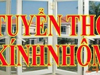 Tuyên thợ nhôm kính làm việc tại HCM