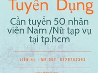 Tuyển nhân viên tạp vụ làm việc ca đêm tại Quận 2 Tuyển nhân viên tạp vụ làm việc ca đêm tại Quận 2