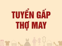 Xưởng may Just-P tuyển tuyển thợ may gấp, lương cao