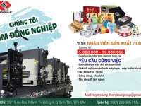Công ty Nhãn Mác Thiên Phúc tuyển thợ in flexo