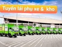 Tuyển Lao động phổ thông lái phụ xe, phụ kho Tuyển Lao động phổ thông lái phụ xe, phụ kho