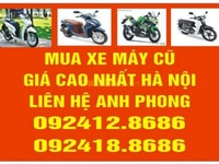 Mua xe máy cũ giá cao nhất Hà Nội, thanh toán tiền ngay