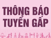 Tuyển gấp 10 nhân viên nam, 18-30 tuổi, 20 nhân viên nữ làm massage
