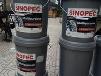 Mỡ chịu nhiệt Sinopec Lithium Red NLGI 2 xô 17kg Mỡ chịu nhiệt Sinopec Lithium Red NLGI 2 xô 17kg