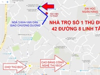 Nhà trọ trung tâm Linh Tây, Thủ Đức 18m2 an ninh thoáng mát Nhà trọ trung tâm Linh Tây, Thủ Đức 18m2 an ninh thoáng mát