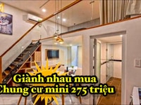 Giành nhau mua chung cư mini giá rẻ 275 triệu /32m2 1 trệt 1 lững