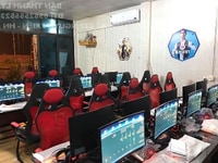 Lắp đặt quán game trang trí đầy đủ trang trí quán nét 20 máy Lắp đặt quán game trang trí đầy đủ trang trí quán nét 20 máy