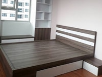 Giường gỗ công nghiệp ,mẫu có 2 ngăn kéo. Giường gỗ công nghiệp ,mẫu có 2 ngăn kéo.