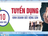 Cty BĐS ANP, 301D Quan Nhân, tuyển 10 NV KD Bán và cho Thuê nhà Thổ Cư