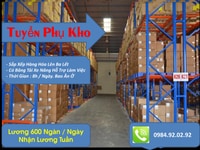 Tuyển Dụng Gấp Nam Phụ Kho Làm Thời Vụ 600K/ Ngày Ở Hồ Chí Minh Tuyển Dụng Gấp Nam Phụ Kho Làm Thời Vụ 600K/ Ngày Ở Hồ Chí Minh