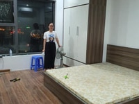 Combo giường và tủ kịch trần từ gỗ MDF phủ melamine Combo giường và tủ kịch trần từ gỗ MDF phủ melamine