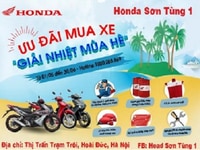 Head Sơn Tùng 1 chương trình khuyến mãi " ưu đãi mua xe
