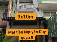 Bán nhà mặt tiền Nguyễn Duy, đông con chật nên bán rẻ Bán nhà mặt tiền Nguyễn Duy, đông con chật nên bán rẻ
