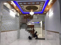 Nhà 2 mặt tiền trước sau đường số 10 P13 Q6, 4*16m, 3.5 tấm Nhà 2 mặt tiền trước sau đường số 10 P13 Q6, 4*16m, 3.5 tấm