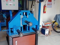 Máy uốn ống phi 114 3 trục thủy lực uốn ống tròn hộp vuông Máy uốn ống phi 114 3 trục thủy lực uốn ống tròn hộp vuông